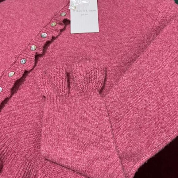 Willow and Wind EST. 2016 Pink Button-Up Sweater - Picture 4 of 6
